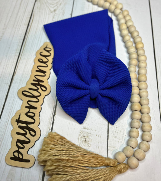 royal blue basic wrap